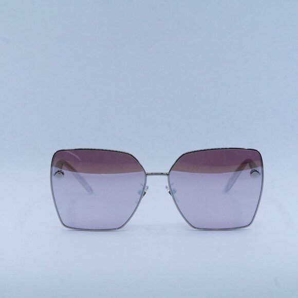 Versace VE2270D 10007V Sunglasses Silver Square Frame, Pink Mirror White Lenses main image 10